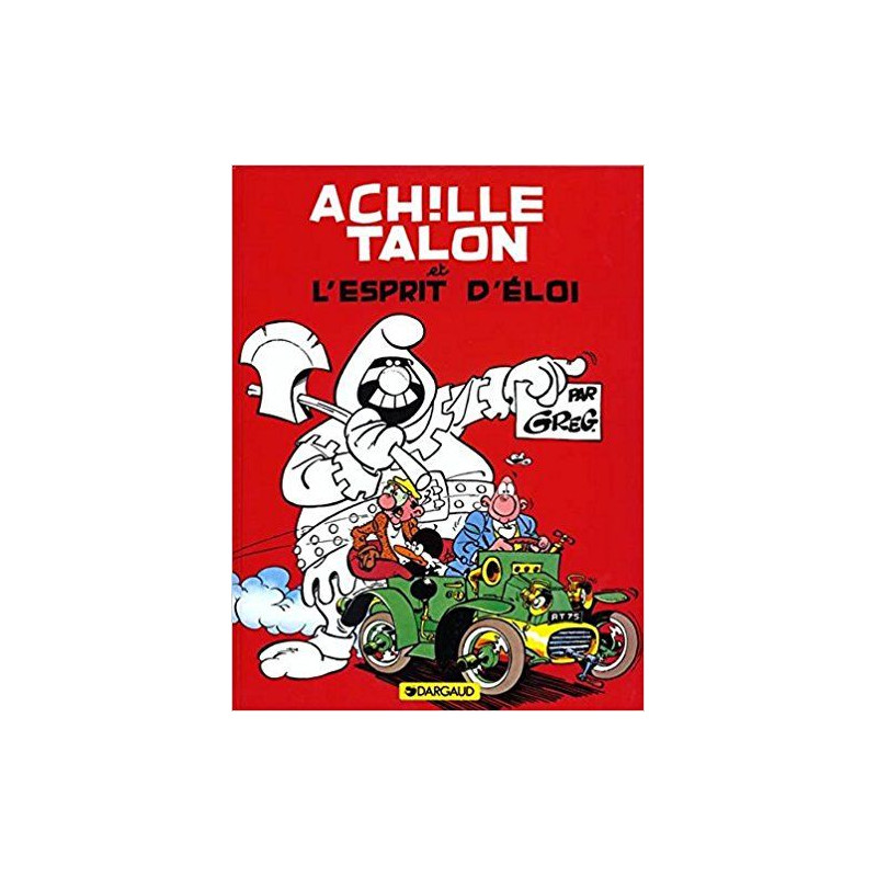 PLAQUE EN ÉTAIN ACHILLE TALON  30 X 20 CM