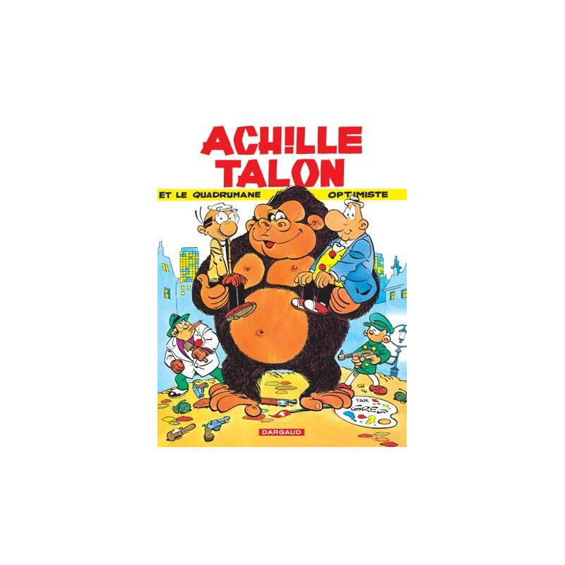 PLAQUE EN ÉTAIN ACHILLE TALON  30 X 20 CM