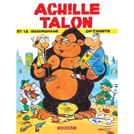 PLAQUE EN ÉTAIN ACHILLE TALON  30 X 20 CM