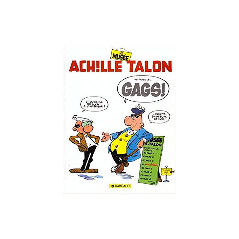 PLAQUE EN ÉTAIN ACHILLE TALON  30 X 20 CM