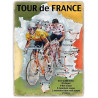 PLAQUE EN ÉTAIN TOUR DE FRANCE 30 X 20 CM