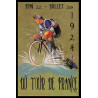 PLAQUE EN ÉTAIN TOUR DE FRANCE 30 X 20 CM