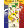 PLAQUE EN ÉTAIN TOUR DE FRANCE 30 X 20 CM