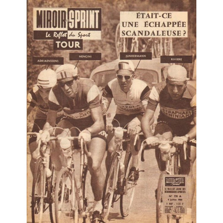 PLAQUE EN ÉTAIN TOUR DE FRANCE 30 X 20 CM