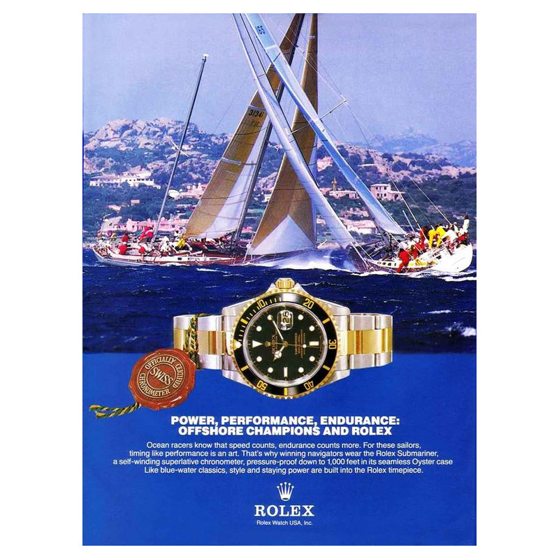 PLAQUE EN ÉTAIN ROLEX  30 X 20 CM