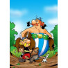 PLAQUE EN ÉTAIN ASTERIX ET OBELIX 30 X 20 CM