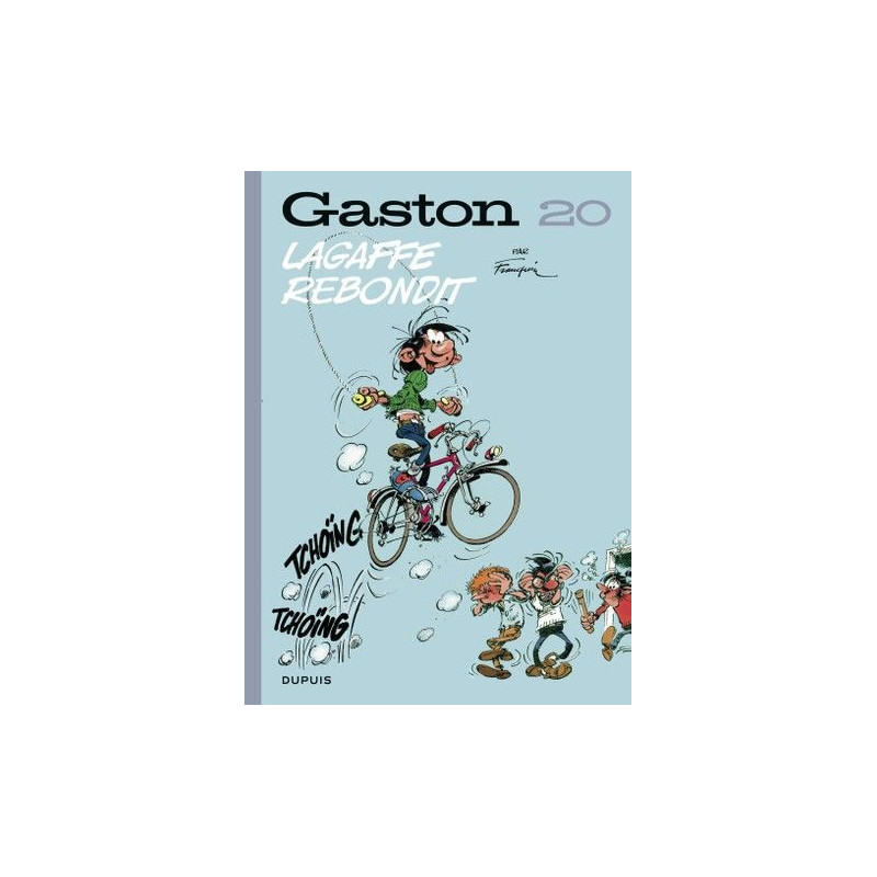 PLAQUE EN ÉTAIN GASTON LAGAFFE 30X20 CM