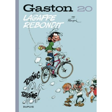 PLAQUE EN ÉTAIN GASTON LAGAFFE 30X20 CM